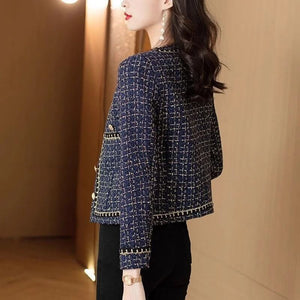 Blazer Feminino Casual Azul Marinho 2