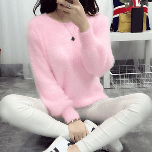 Suéter Feminino Felpudo Rosa 6