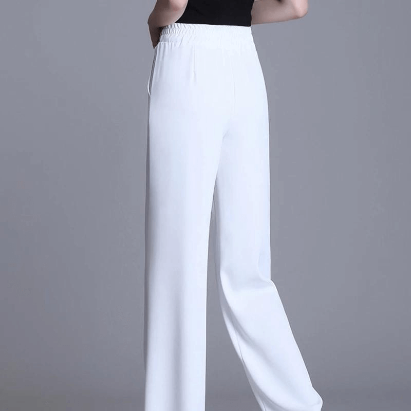 Calça Casual De Alfaiataria Élastique 15