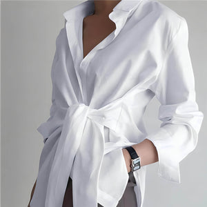 Camisa com Amarração Branco 1