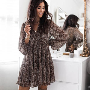 Vestido de Chiffon Feminino