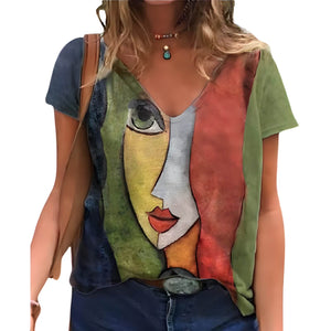 Camiseta Vintage Feminina Verde 1