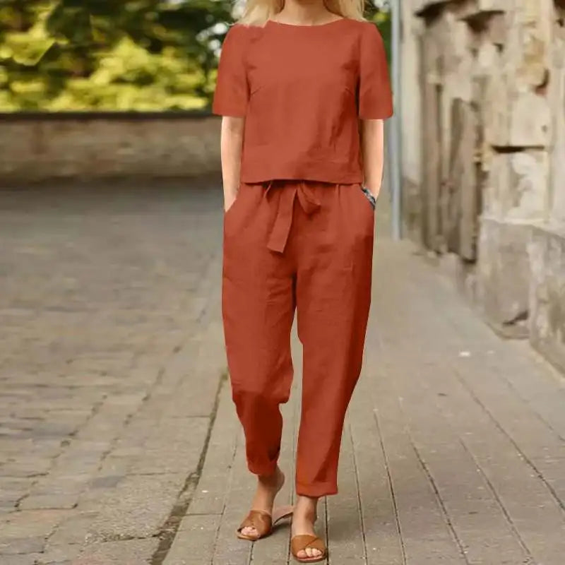 Conjunto Feminino Laranja 5