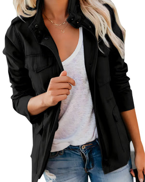 Jaqueta Feminina Preto 3