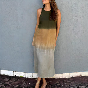 Vestido Mídi Casual Verde Militar 8