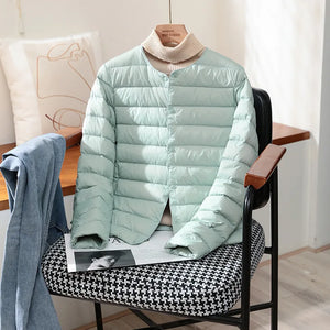 Jaqueta Feminina Puffer Impermeável Verde Claro 07