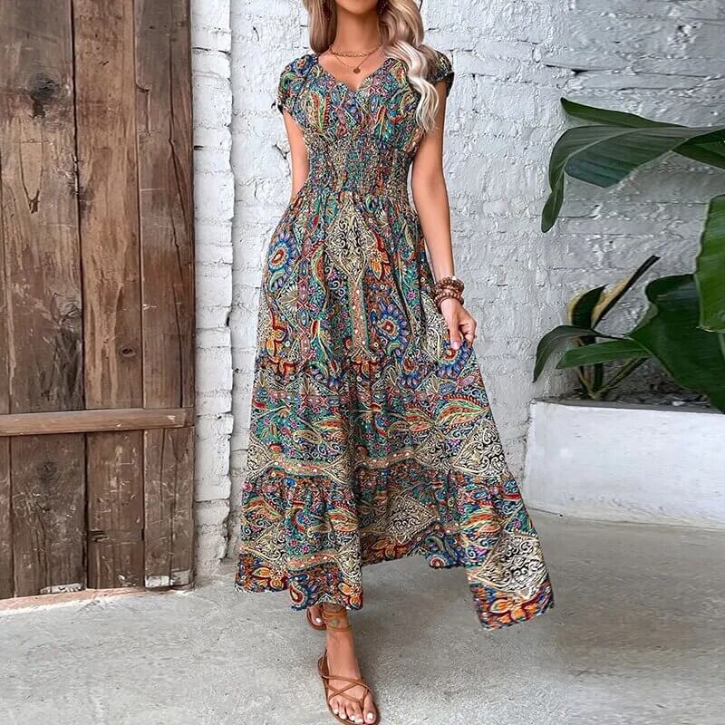 Vestido Longo Colorido 1