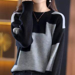 Suéter Feminino Casual Cinza 3