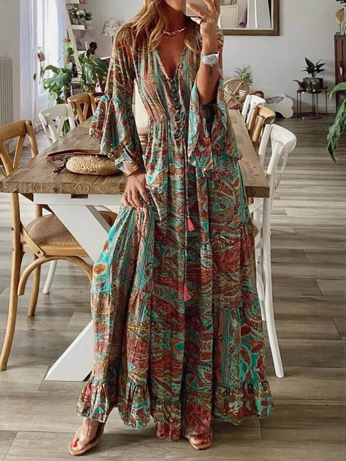 Vestido Longo Laranja 2