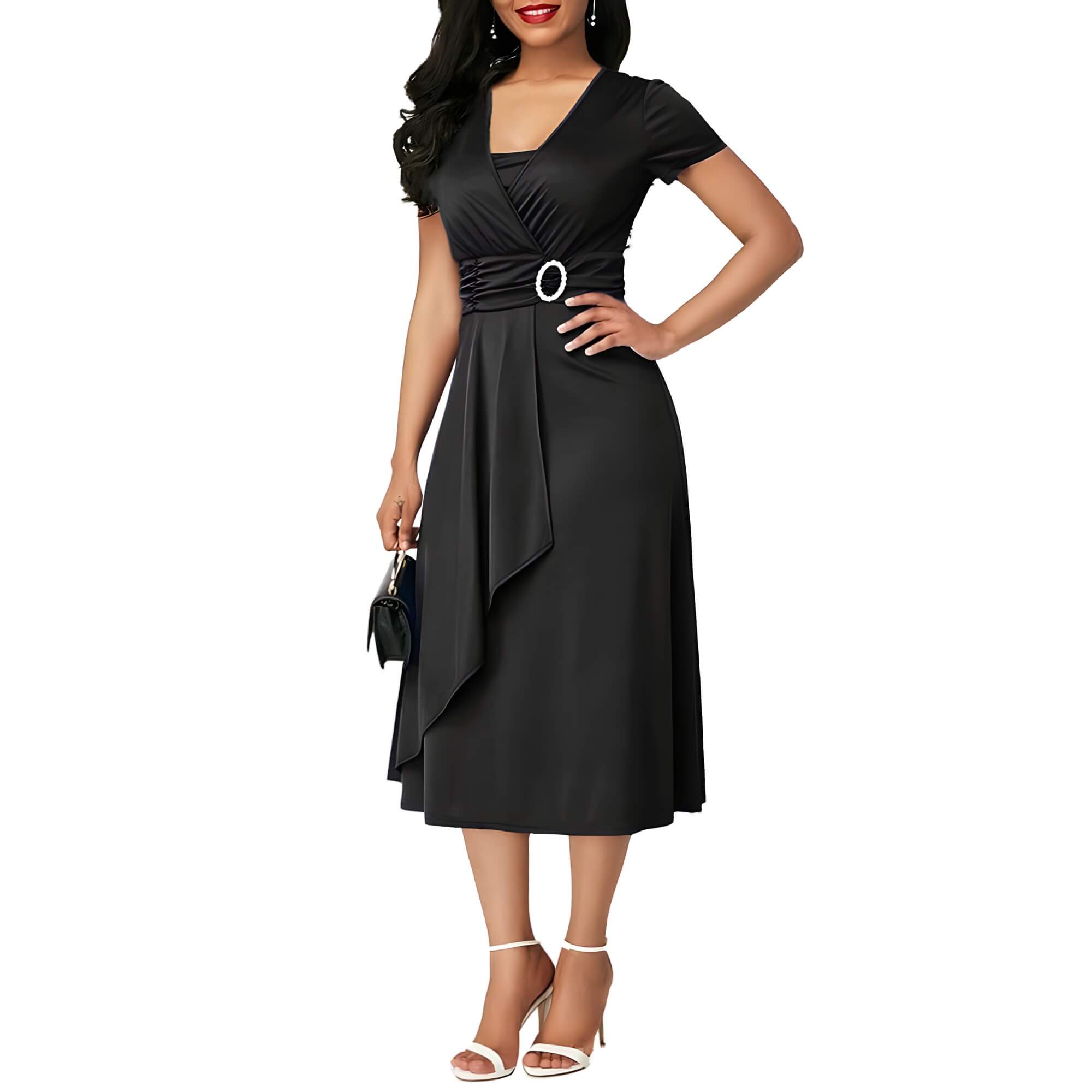 Vestido Mídi Preto 3